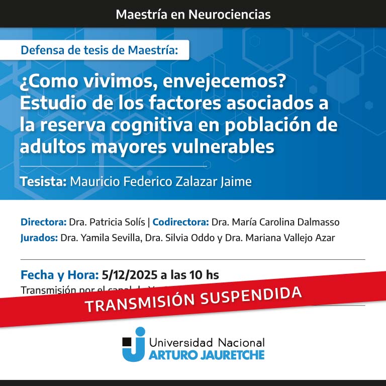 ¿Como vivimos, envejecemos? Estudio de los factores asociados a la reserva cognitiva en población de adultos mayores vulnerables